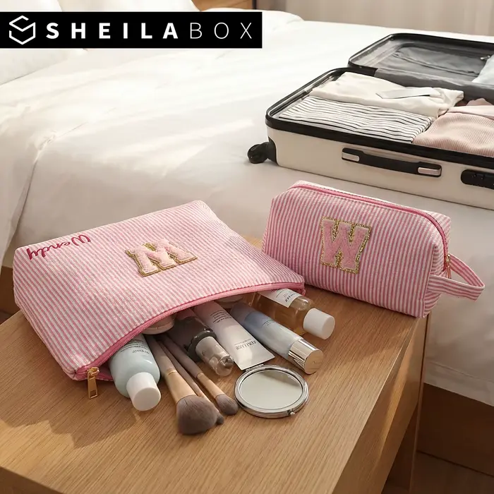 Ensemble de trousses de toilette personnalisables Sheilabox