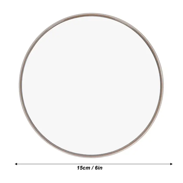 Miroir grossissant rond pour la maison, miroir grossissant 30X, signal latéral, 6 ", 3 aspiration de