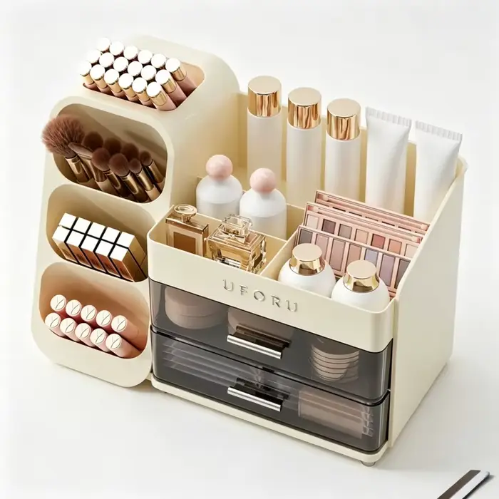 Boîte de rangement de cosmétiques