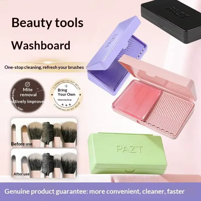 ❁ Nettoyeur d'outils cosmétiques portable