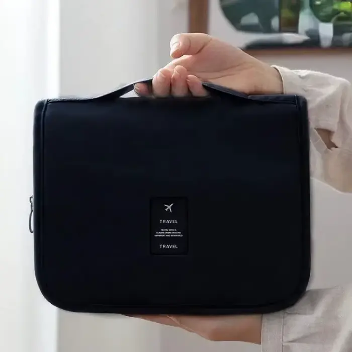 Trousse de toilette suspendue, sacs de maquillage, organisateur de produits de toilette de voyage, s
