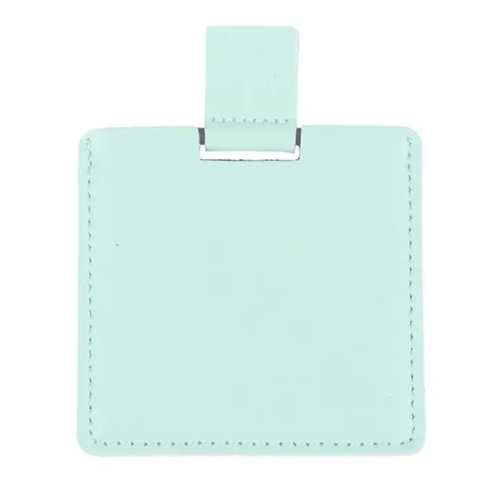 Miroirs de maquillage pliables et incassables de haute qualité, petit miroir de poche de couleur uni
