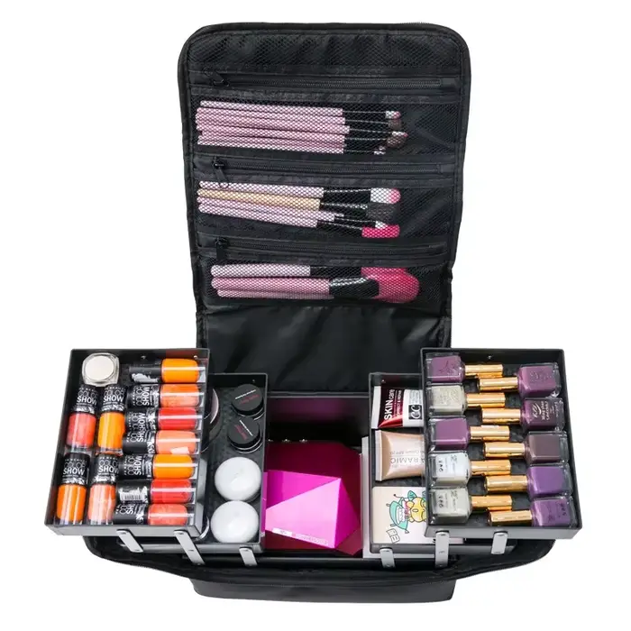Trousse de Maquillage Professionnelle Multi-couches Grande Taille