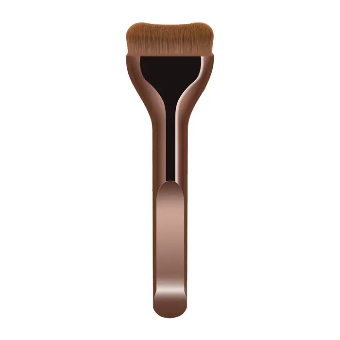 Pinceau à fond de teint ovale multi-usage, à poils en nylon ultra-fins et hypoallergéniques, pour cr