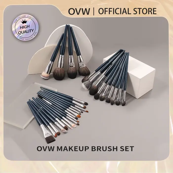 Ensemble de pinceaux de maquillage professionnels