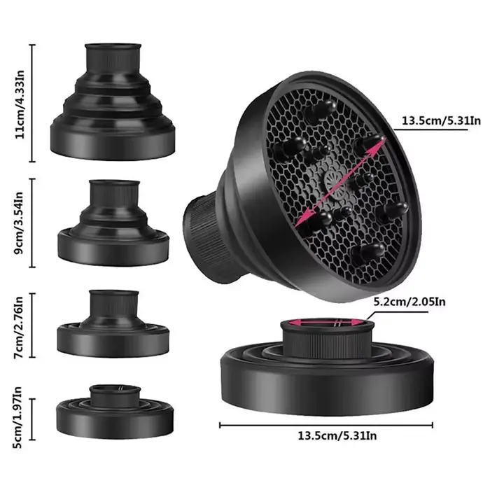 Accessoire universel pour diffuseur de sèche-cheveux