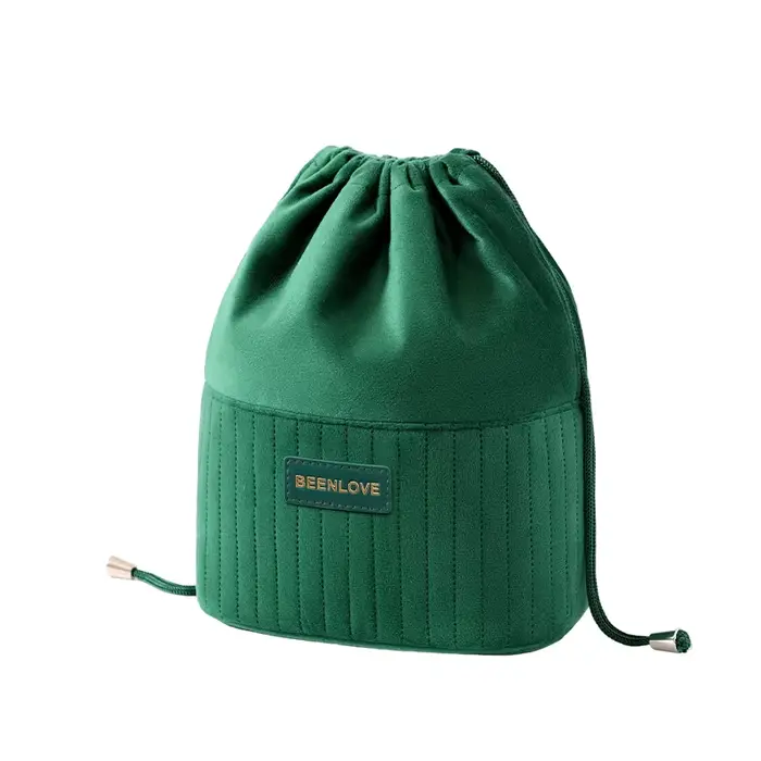 Trousse de maquillage imperméable en velours, sac cosmétique professionnel, trousse de toilette port