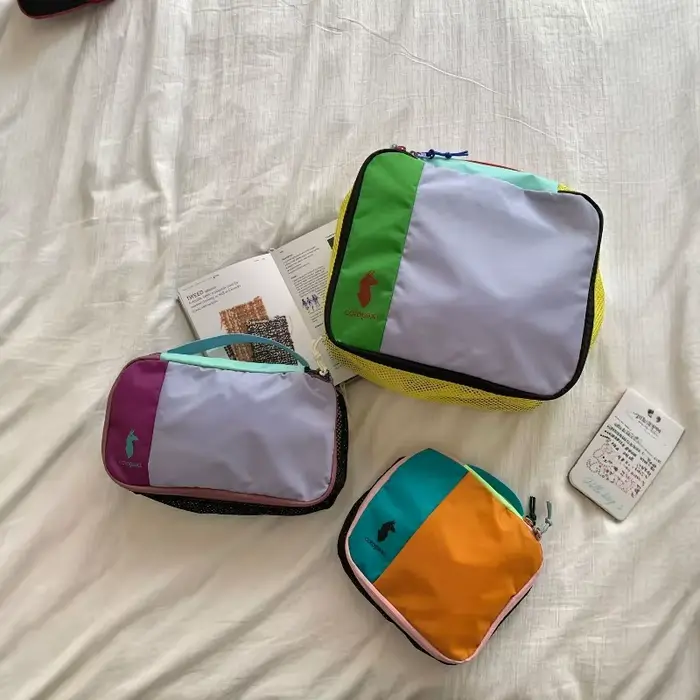 Trousse de Toilette Multicolore, Trousse à Maquillage Portable Grande Capacité, Étanche, pour Voyage