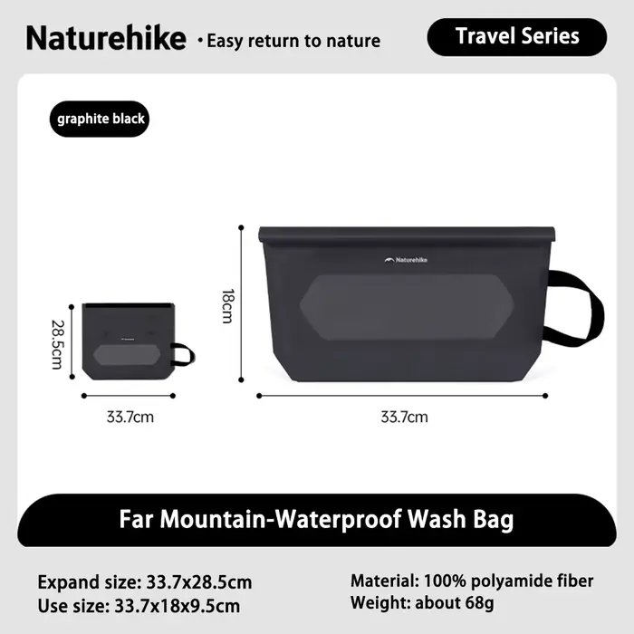 Trousse de Toilette Imperméable Naturehike, Organisateur de Voyage, Trousse de Maquillage, Trousse d