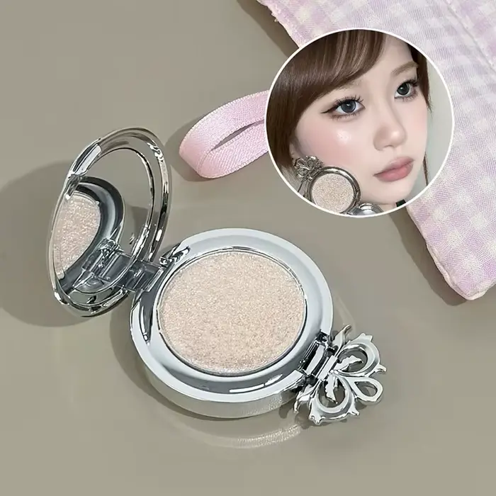 NICEKEY – boîte de maquillage de Ballet rose comprenant 1 boue à lèvres, 1 * poudre pressée, 1 * pou