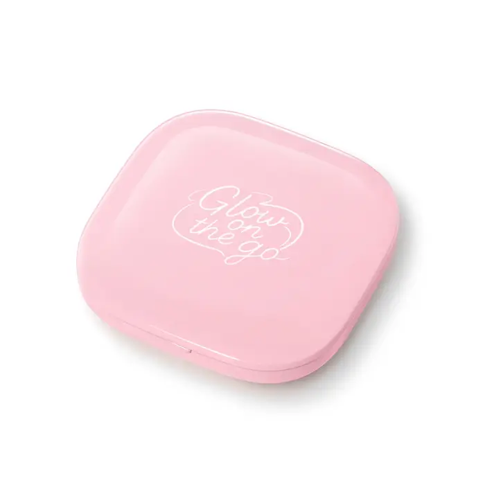 Miroir compact double face grossissant 1x/3x pour le voyage, miroir de poche éclairé réglable pour l