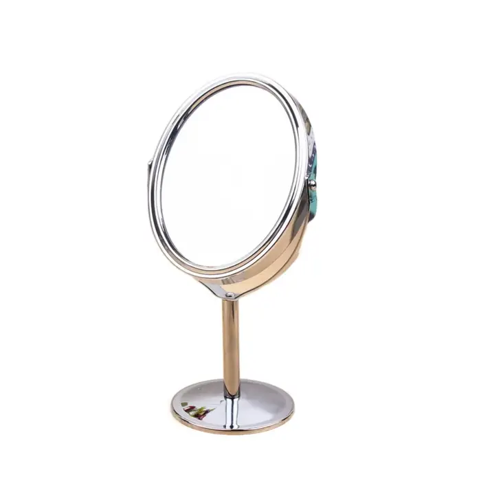 360 ° Miroir de maquillage rotatif double face