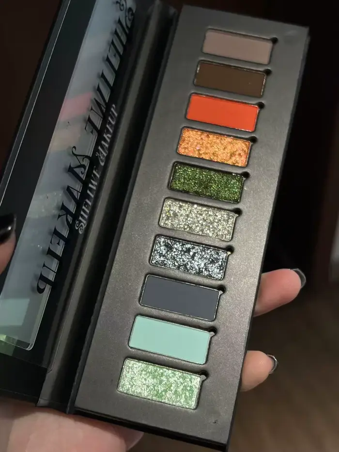 Shellwe Makeup · x Ghoul Co Série de marque Co-branded Nocturnal Flame Night Flame Eye Shadow Disk C