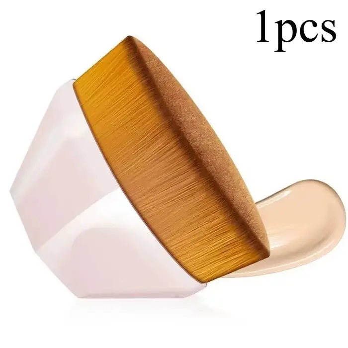 1 pinceau de maquillage magique aux couleurs macaron, nouveau, pour poudre et blush, portable, profe