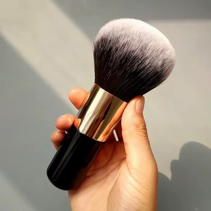 1 pinceau de maquillage grande taille pour fond de teint, poudre et blush, pinceau doux pour le visa