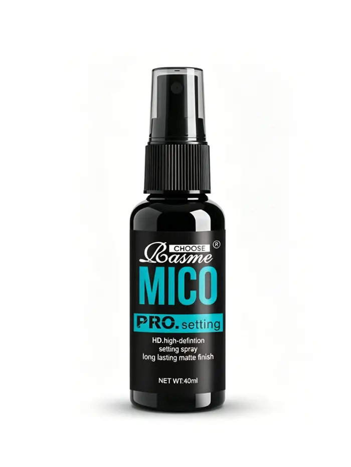 Spray fixateur de maquillage mat HD 40 ml, longue durée, contrôle du sébum, imperméable, anti-taches