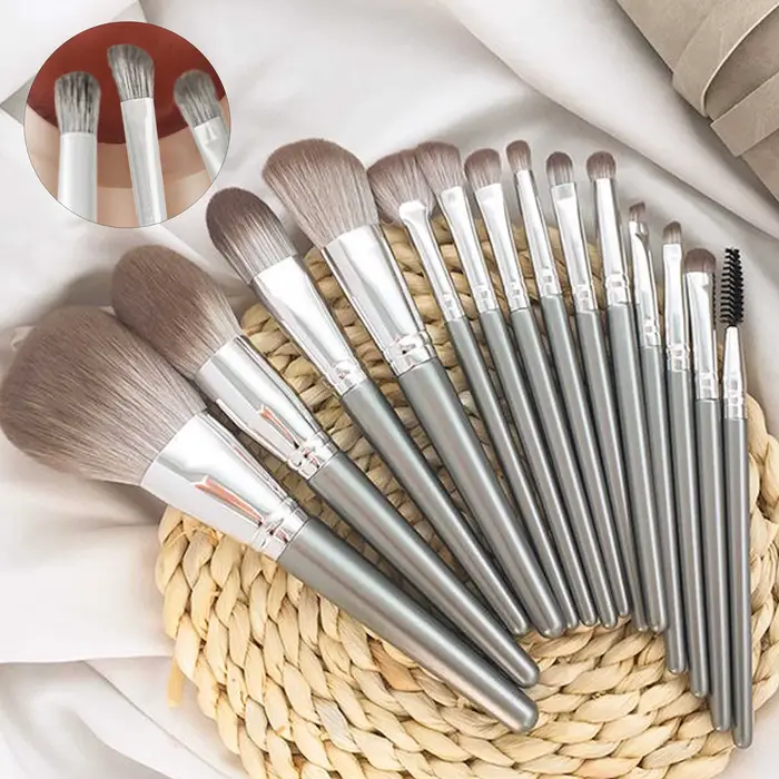 Ensemble complet de pinceaux de maquillage Player Sight, fond de teint blush portable, cheveux doux,