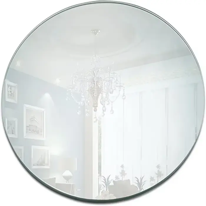 Miroirs ronds en acrylique de 20 cm, DIY pour centres de table, miroirs circulaires, plateaux à boug