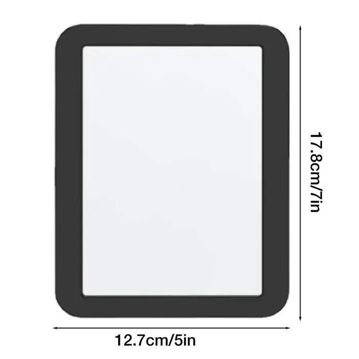 Miroir de casier magnétique 12.5x18cm, petit miroir de casier, miroirs suspendus rectangulaires port