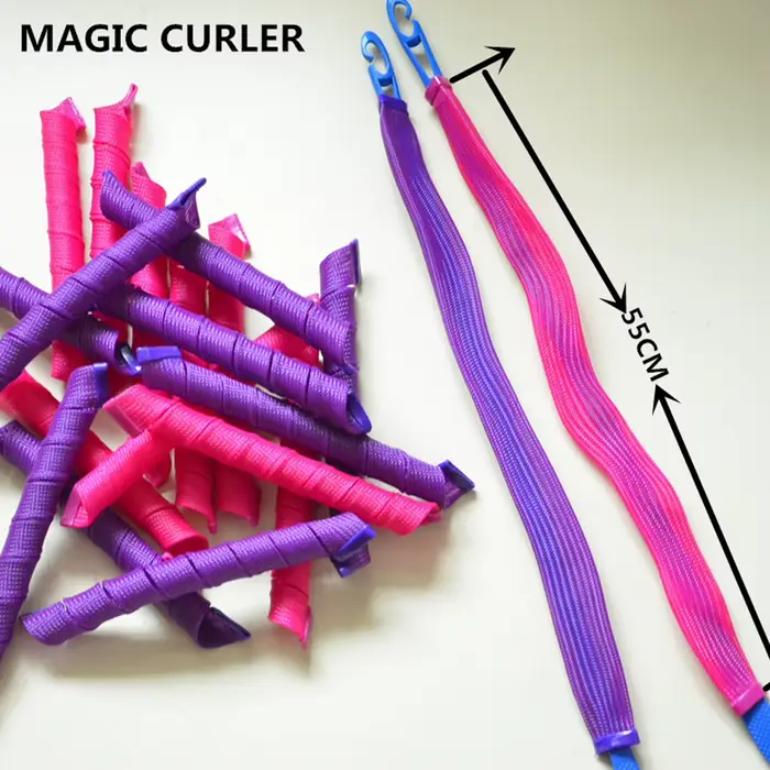 20 pièces/sac 55cm bigoudis magiques