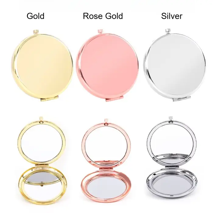 Miroir papillon personnalisé 1 pièce, miroir de maquillage pliable élégant et portable, cadeau d'ann