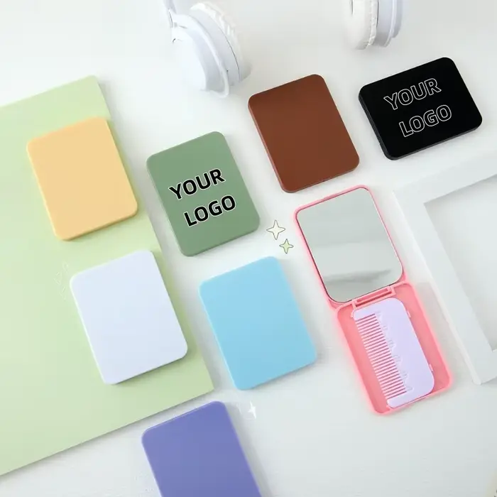【Logo personnalisé】 50 pièces miroir de maquillage minimaliste