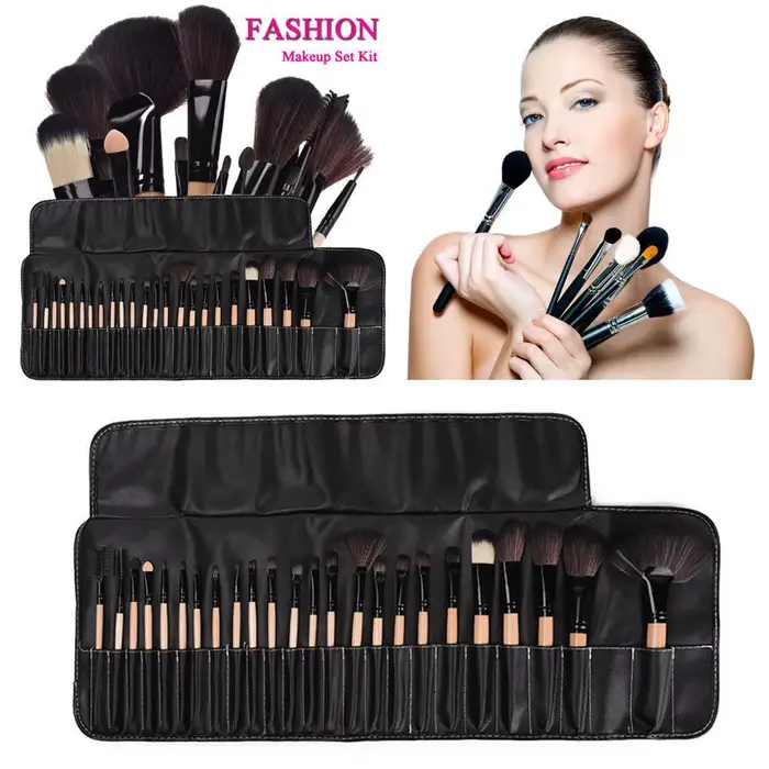 32 pièces Pincel de Maquiagem pinceaux de maquillage professionnel de ensemble
