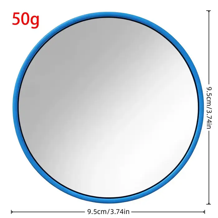 Miroir de voyage compact 1,5x grand angle, miroir de poche convexe pour selfie, miroir de maquillage