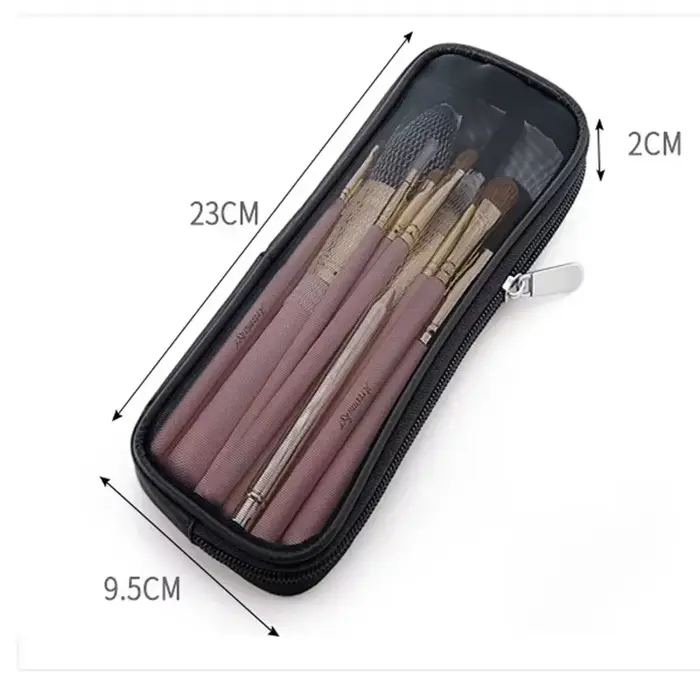 Étui de voyage pour pinceaux de maquillage