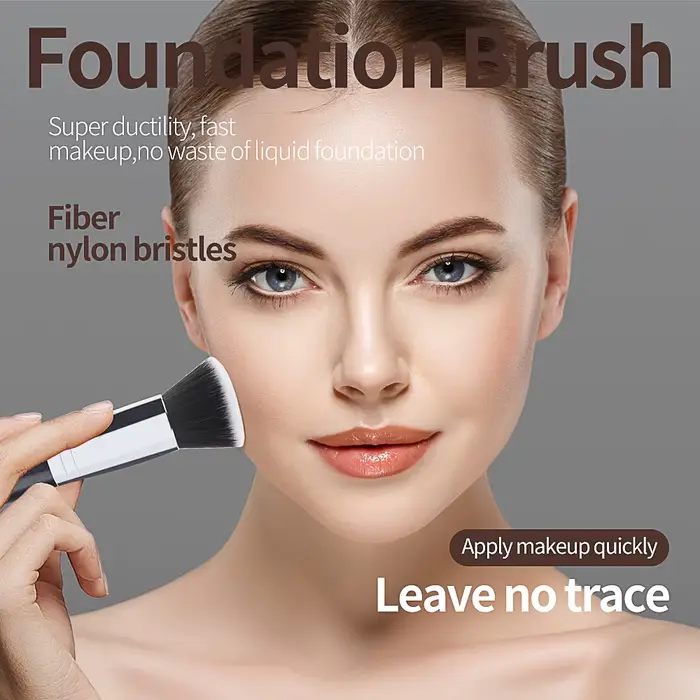 Maange-Pinceau de maquillage avec boîte pour femme