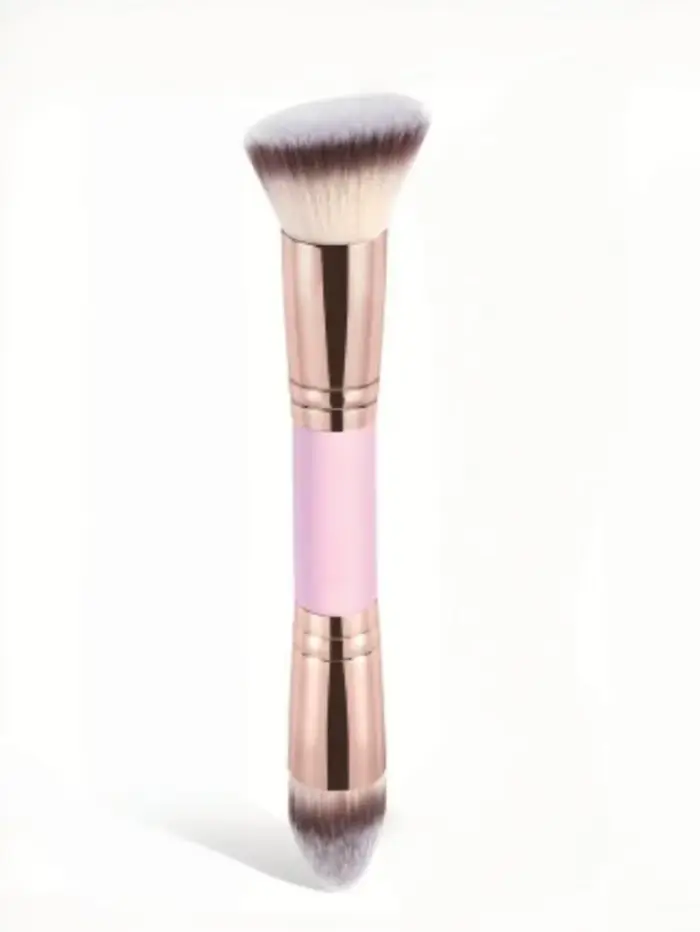 Brosse de fond de teint à double tête 2 pinceaux de fond de teint Brosse multifonctionnelle à double