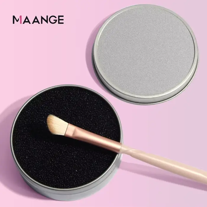 Éponges de nettoyage pour pinceaux de maquillage, 1 pièce, brosse cosmétique, séchage, lavage, fard 