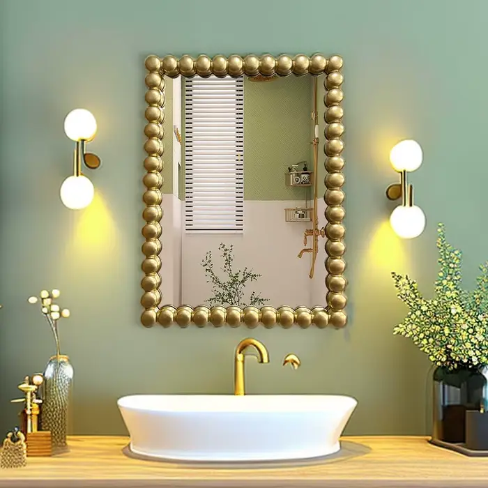 Miroir de maquillage sur pied, grand Design, organisateur de luxe, miroir de maquillage complet du c