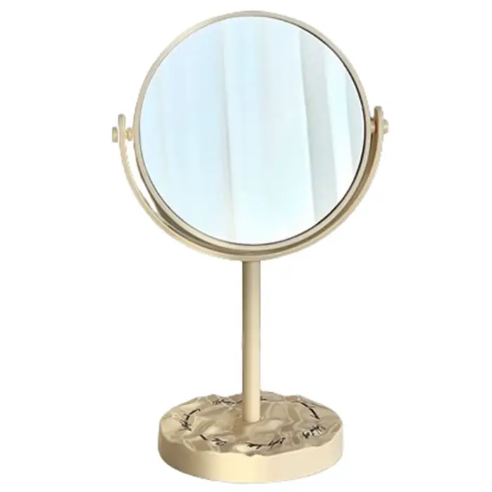 Miroir de maquillage double face nordique détachable, grossissant 1:2, miroir cosmétique de table ha