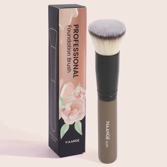 Maange-Pinceau de maquillage avec boîte pour femme