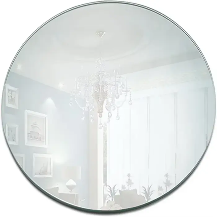 Miroirs ronds en acrylique de 20cm, bricolage pour centres de table, miroirs circulaires, plaques de