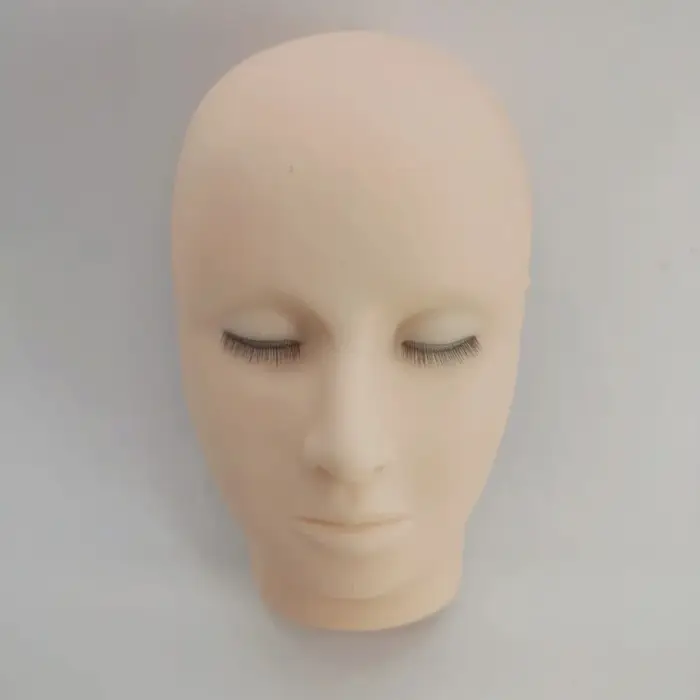Tête de Mannequin 4D pour la Pratique de l'Extension des Cils, Outils de Formation au Greffage avec 