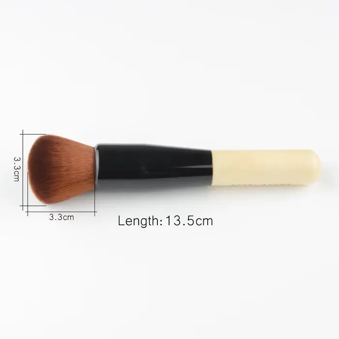 Pinceau de maquillage rond pour fond de teint, pinceau de polissage précis, pinceau pour fond de tei