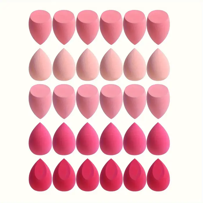 Ensemble d'éponges de maquillage pour application de crème BB liquide, houppette à double usage, sec