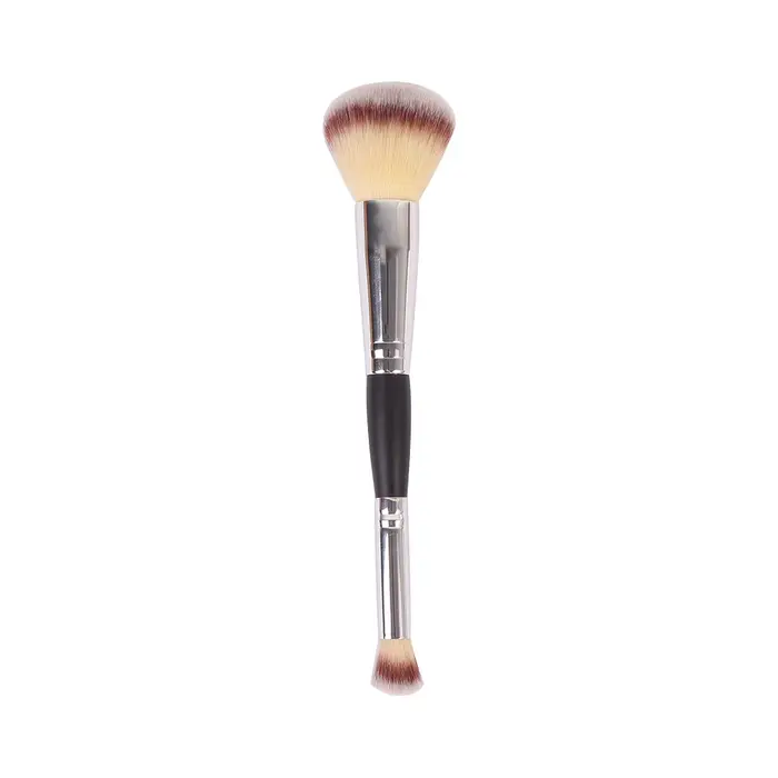 Poudre liquide multi-fonction fard à paupières mélange beauté cosmétique Blush brosse Double extrémi