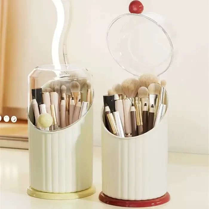 Boîte de rangement pour pinceaux de maquillage