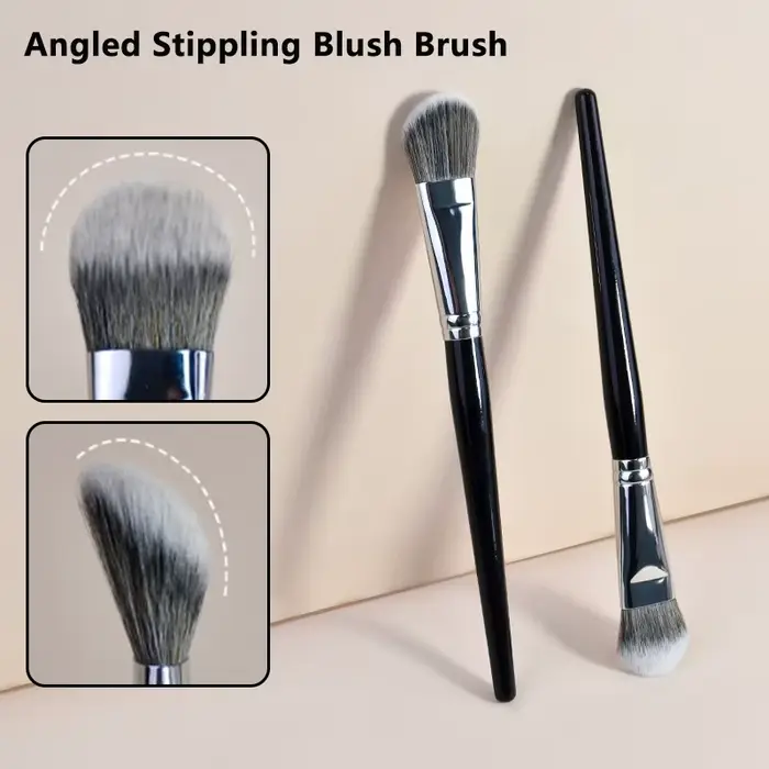 Pinceau à blush synthétique doux pour femme, sculptant, maquillage, petite fierté pour la poudre, ha