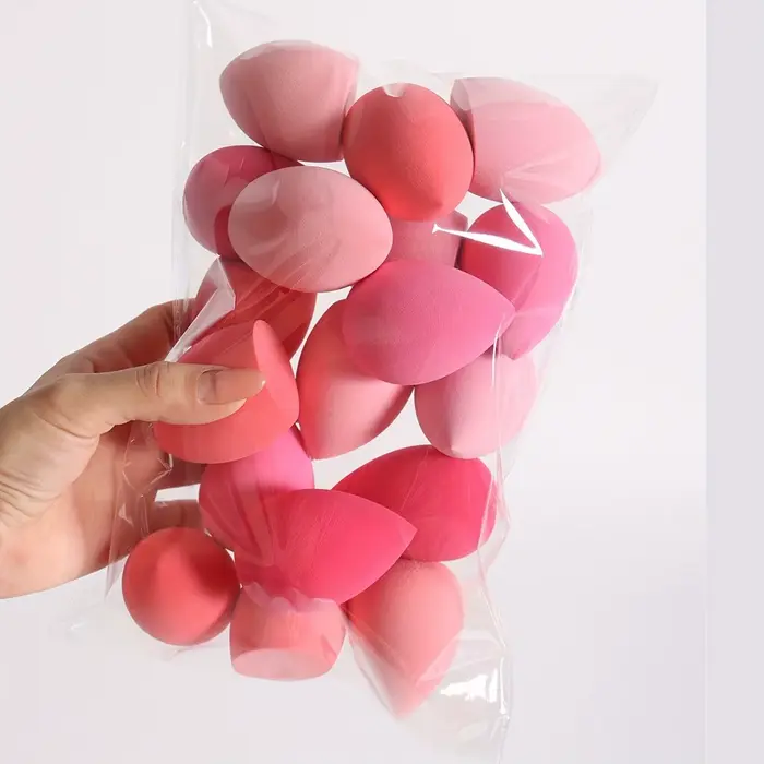 Ensemble d'éponges de maquillage ombrées 5-10 pièces – Vegan à double usage pour liquide/poudre | Essentiels de voyage