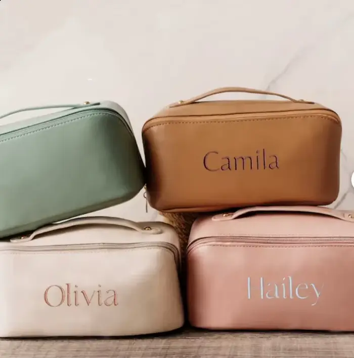 Pochette de maquillage personnalisée