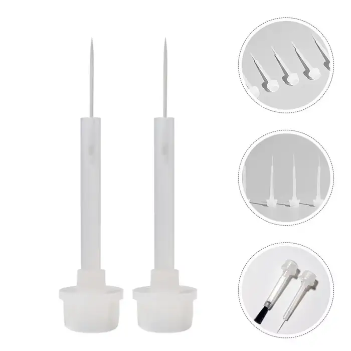 Brosse de remplacement pour vernis à ongles, 20 pièces, détails de dessin, brosse pour Gel liquide, 