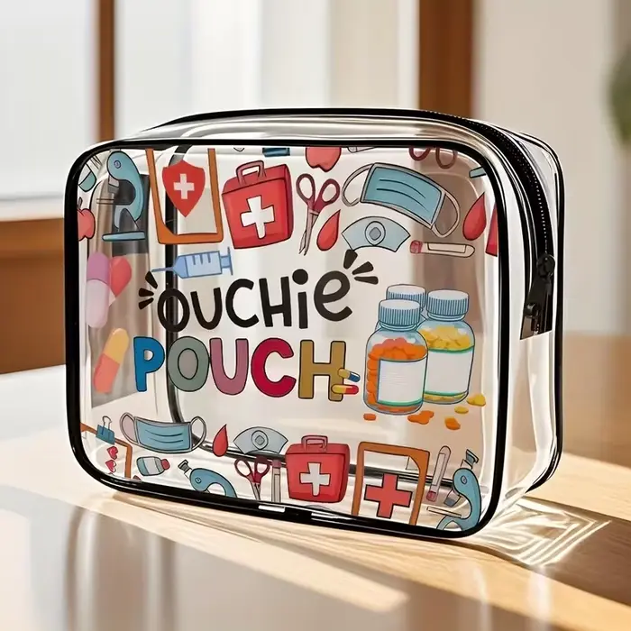 Fermeture à glissière, grande capacité, facile à nettoyer, élégante et de haute qualité, trousse de