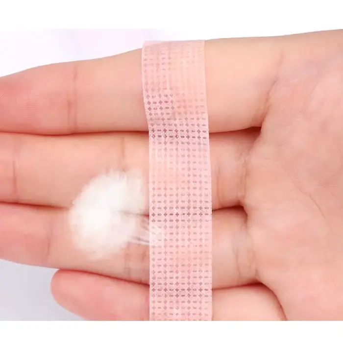 Bande de cils en Gel de Silicone Non tissé, respirante, résistante aux sensibles, microporeuse, Exte