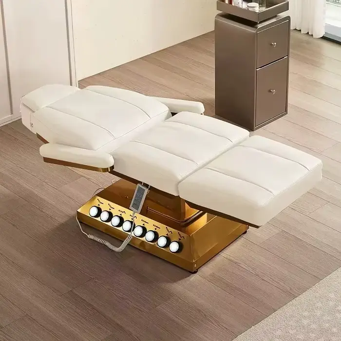 Convient pour le salon de soins du visage des cils avec moteur, lit de beauté de massage électrique 