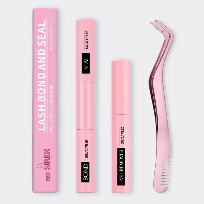 Colle et dissolvant pour cils, kit de pince à épiler, dissolvant de cils doux de haute qualité, outi