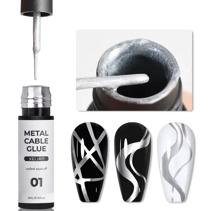 Vernis à ongles en Gel pour peinture métallique dorée, effet miroir métallique 3D, peinture pour des